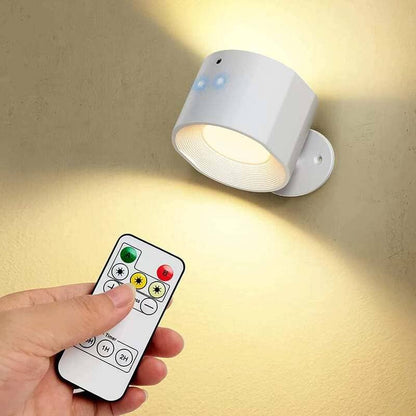 Arandela de Parede Interna LED Bifocal Sem Fio para Iluminação Decorativa