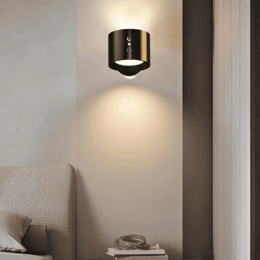 Arandela de Parede Interna LED Bifocal Sem Fio para Iluminação Decorativa