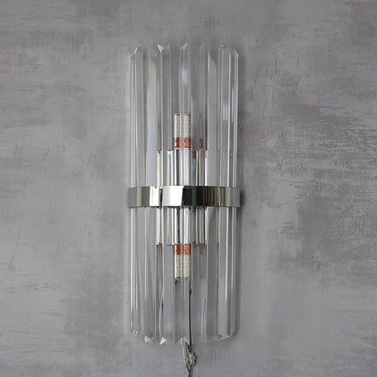 Arandela de Parede Luxuosa em Cristal para Iluminação Sofisticada