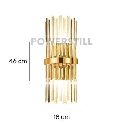 Arandela de Parede Luxuosa em Cristal para Iluminação Sofisticada