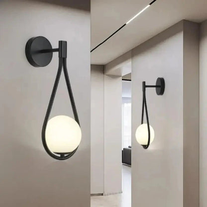 Arandela de Parede Minimalista em Metal - Design Gota