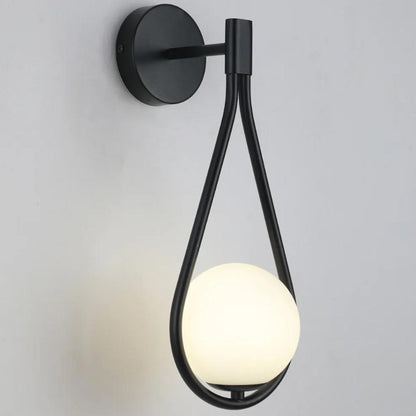 Arandela de Parede Minimalista em Metal - Design Gota