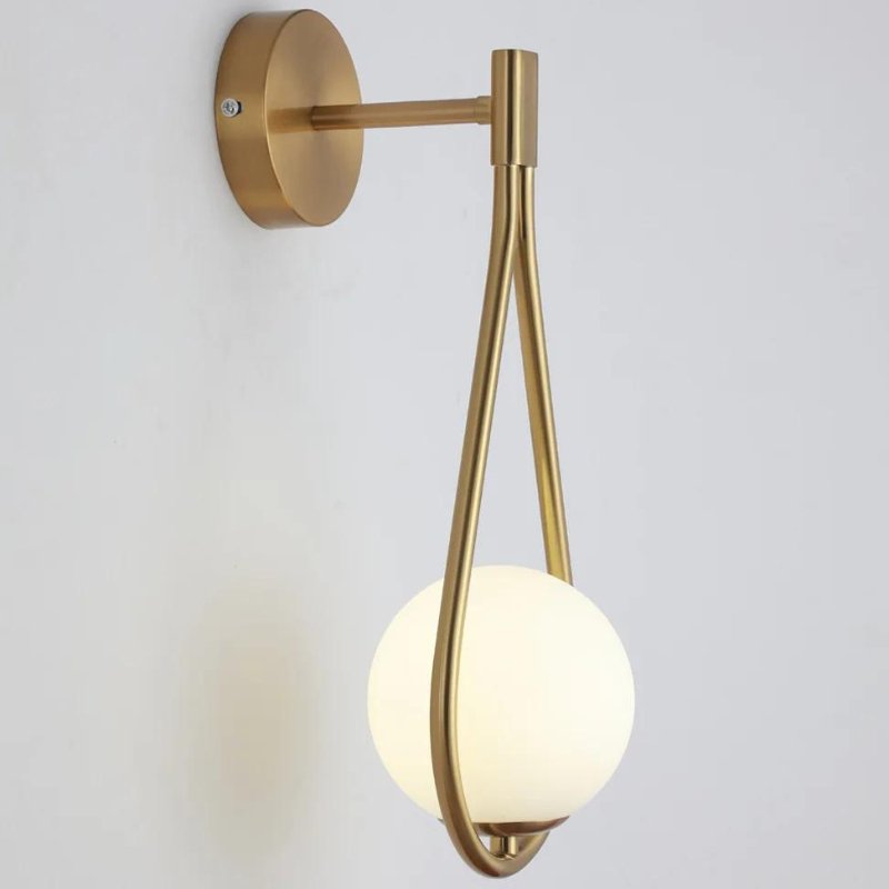Arandela de Parede Minimalista em Metal - Design Gota