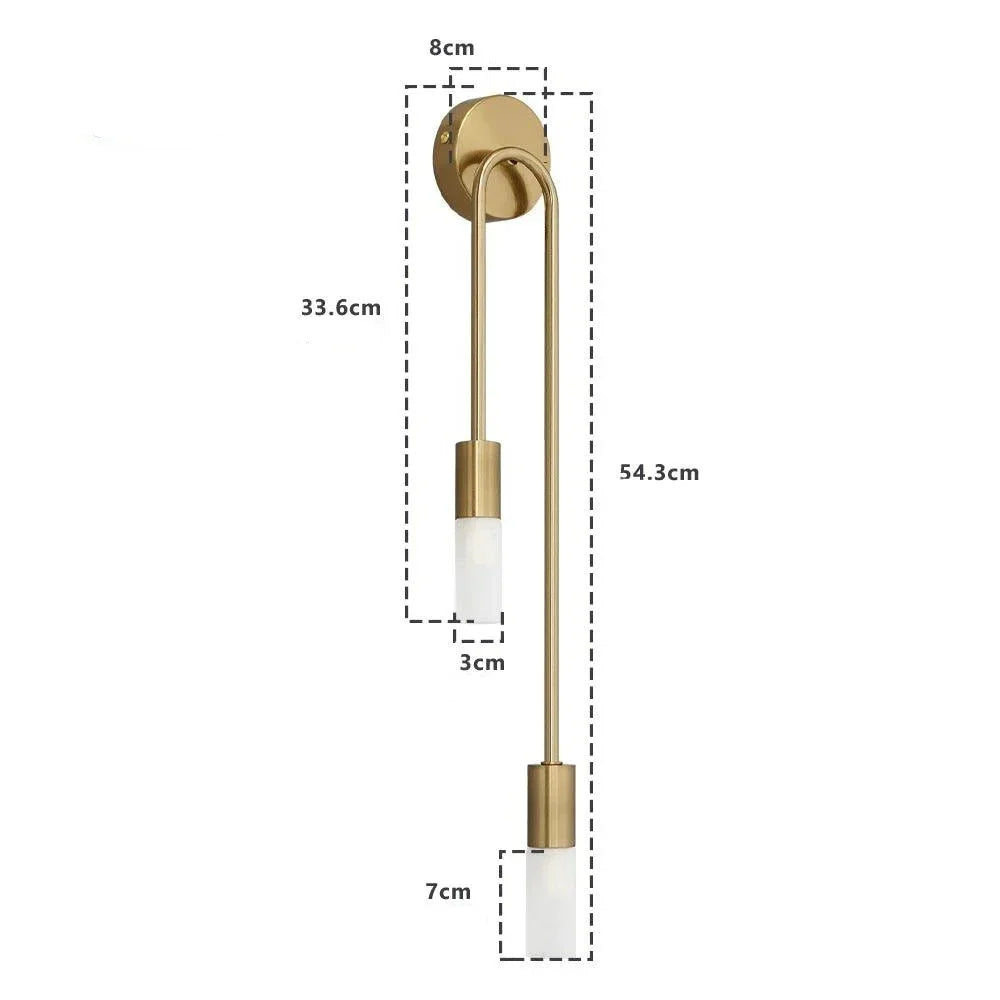 Arandela de Parede Interna Verona - Iluminação Decorativa para Ambientes Internos