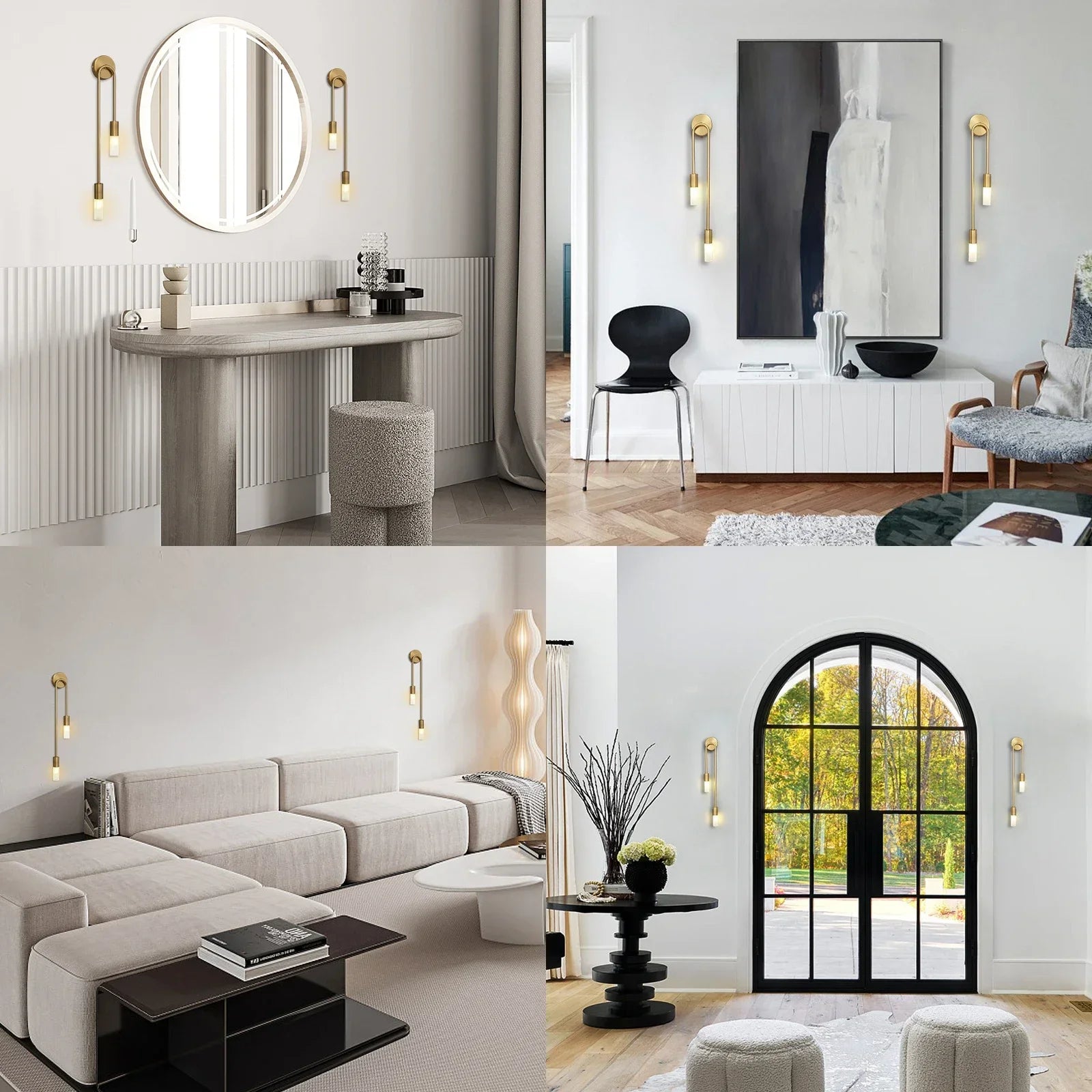 Arandela de Parede Interna Verona - Iluminação Decorativa para Ambientes Internos