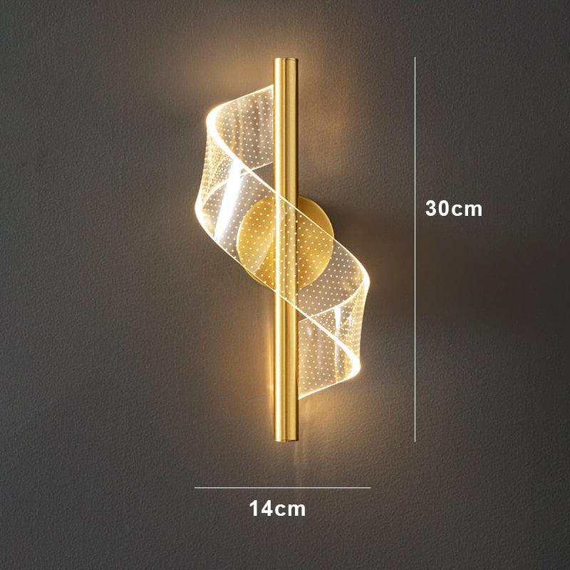 Arandela de Parede com Faixa de LED Premium para Iluminação Decorativa