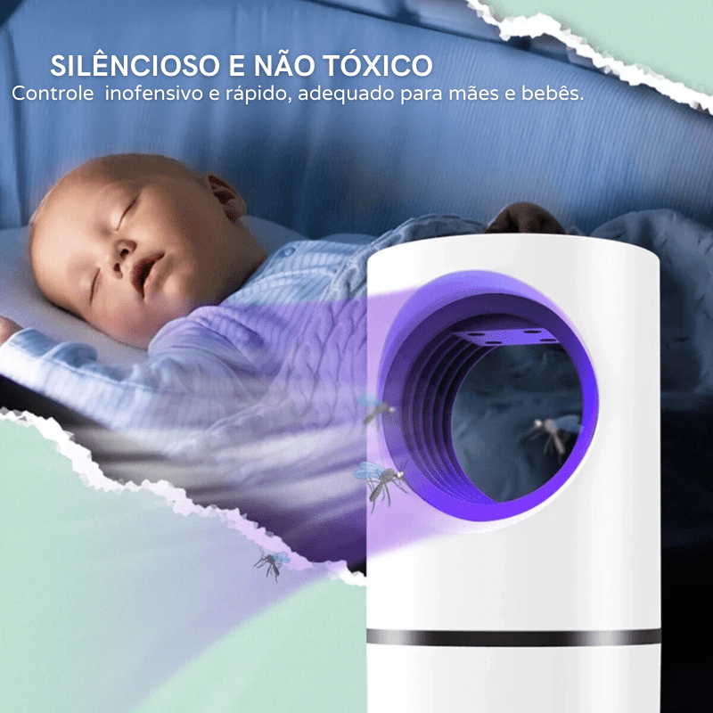 Armadilha Elétrica para Mosquitos com Luz Ultravioleta