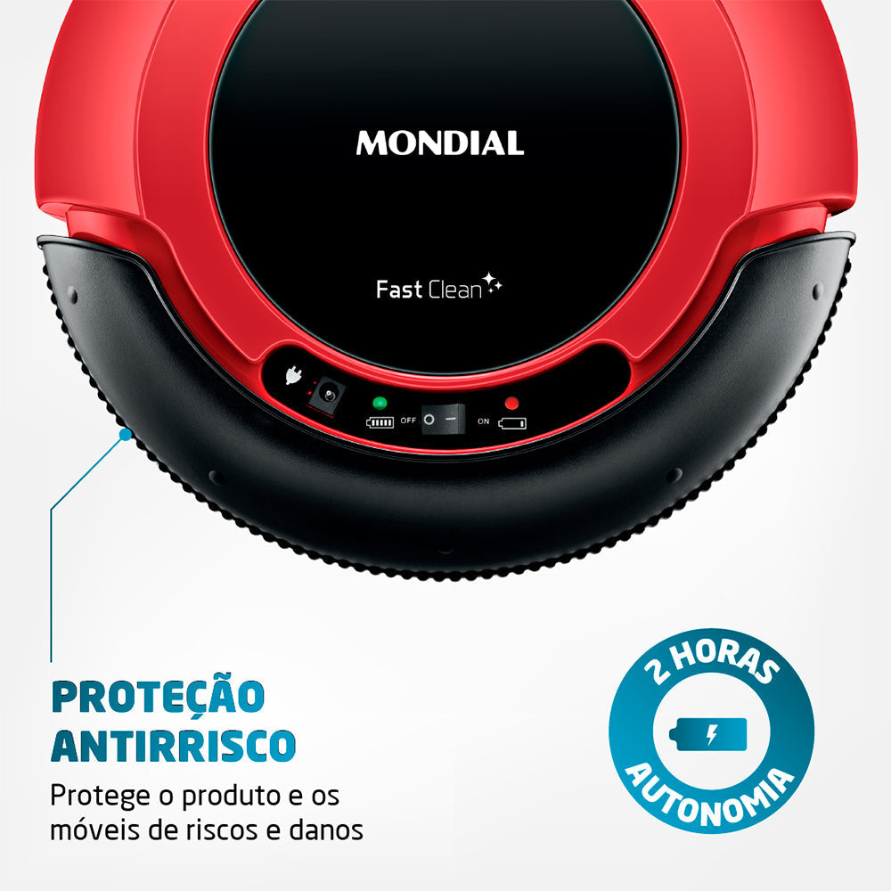 Robô Aspirador Multifuncional 3 em 1 Bivolt - Limpeza Inteligente