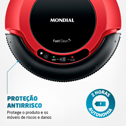 Robô Aspirador Multifuncional 3 em 1 Bivolt - Limpeza Inteligente
