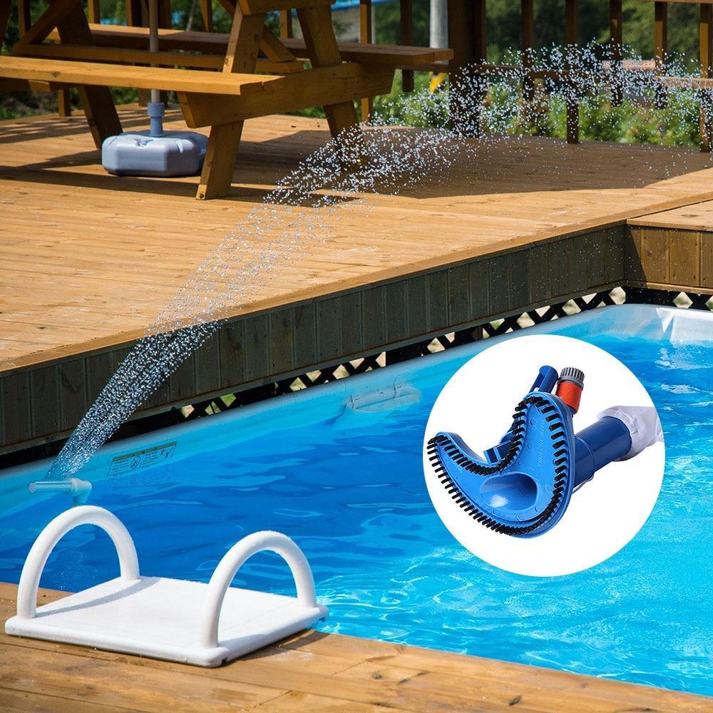Aspirador de Piscina a Vácuo Eficiente - Prático e Econômico para Limpeza
