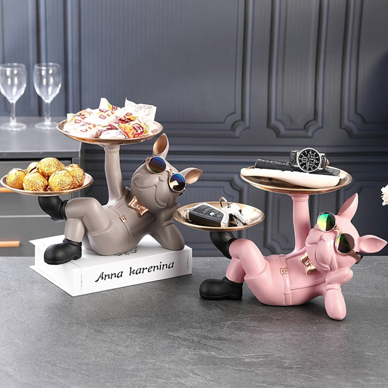 Bandeja Dupla BullDog Mordomo para Servir Alimentos