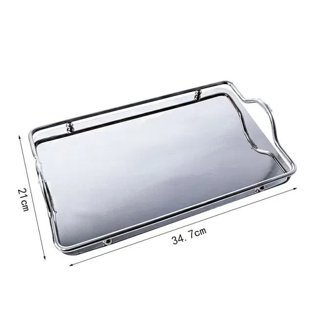 Bandeja Espelhada Moderna para Decoração
