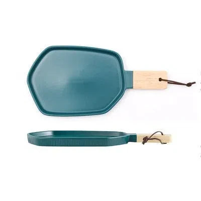 Bandeja de Cerâmica Colorida - Linha Decorativa para Mesa