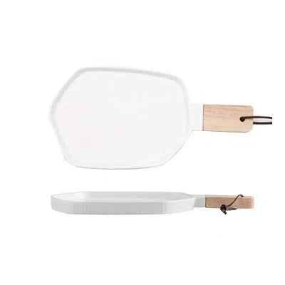 Bandeja de Cerâmica Colorida - Linha Decorativa para Mesa