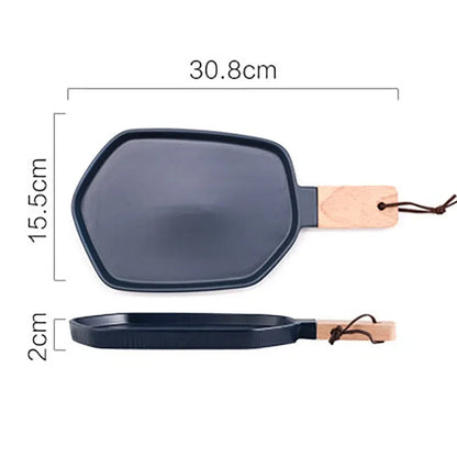 Bandeja de Cerâmica Colorida - Linha Decorativa para Mesa