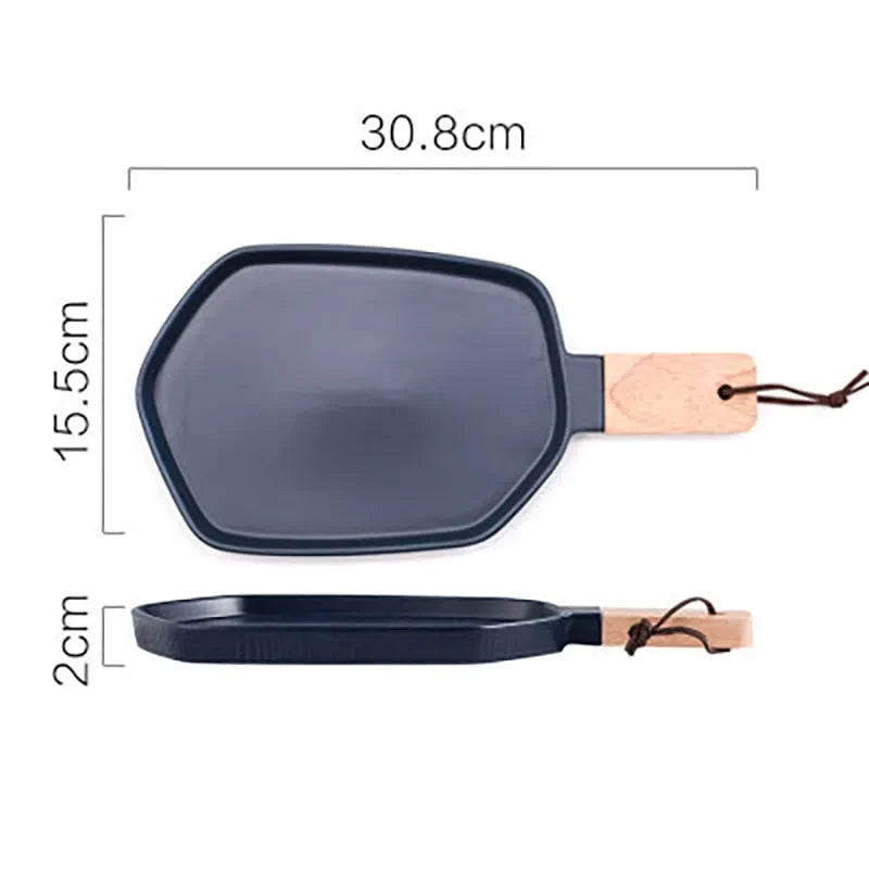 Bandeja de Cerâmica Colorida - Linha Decorativa para Mesa