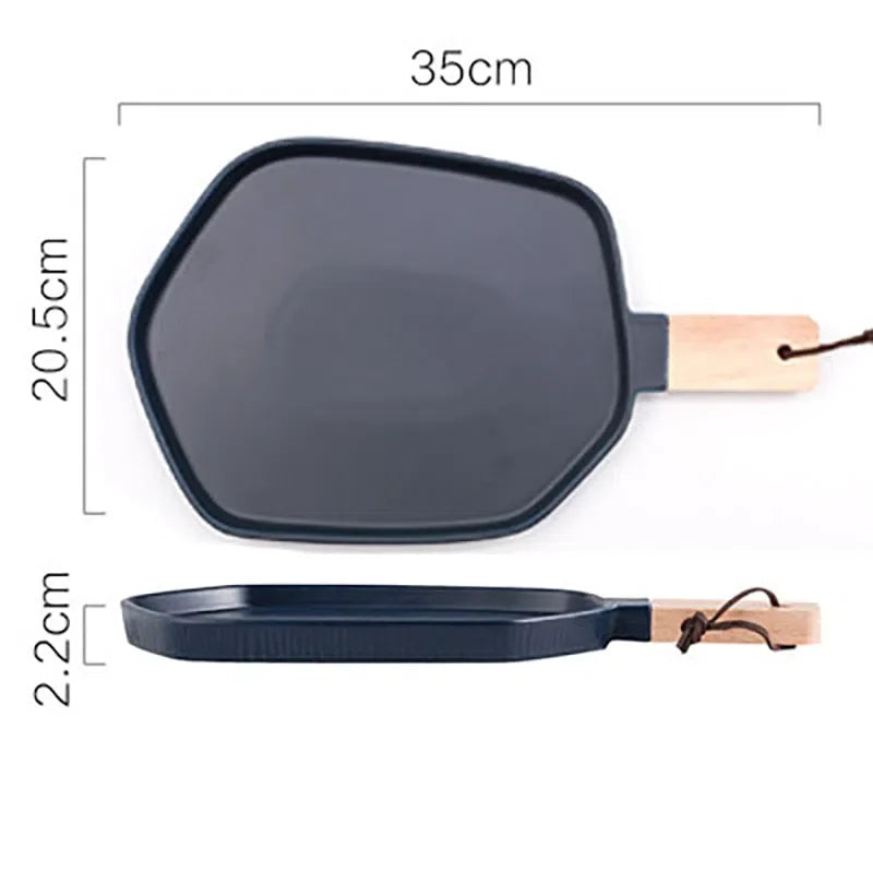 Bandeja de Cerâmica Colorida - Linha Decorativa para Mesa