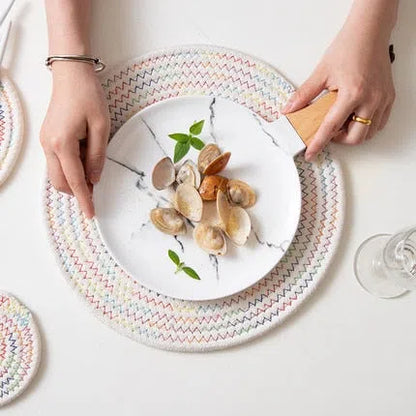 Bandeja de Cerâmica Estilo Nórdico - Design Moderno e Elegante
