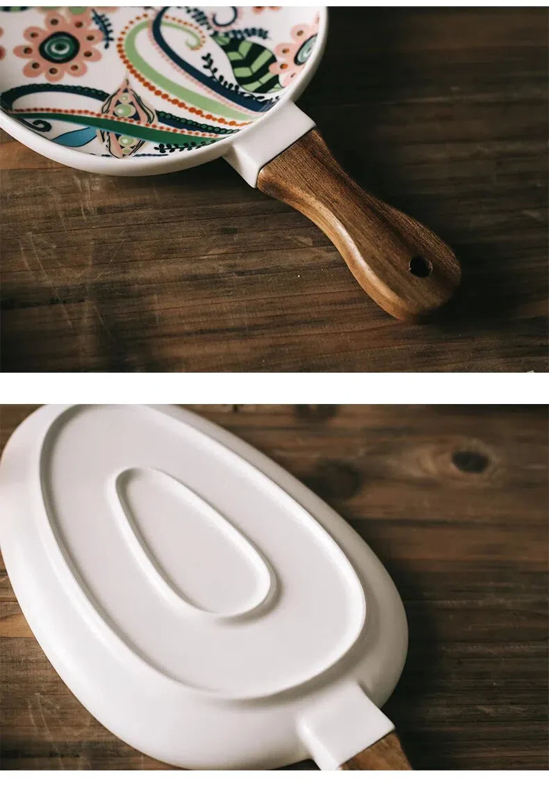 Bandeja de Cerâmica Japonesa - Design Elegante e Funcional