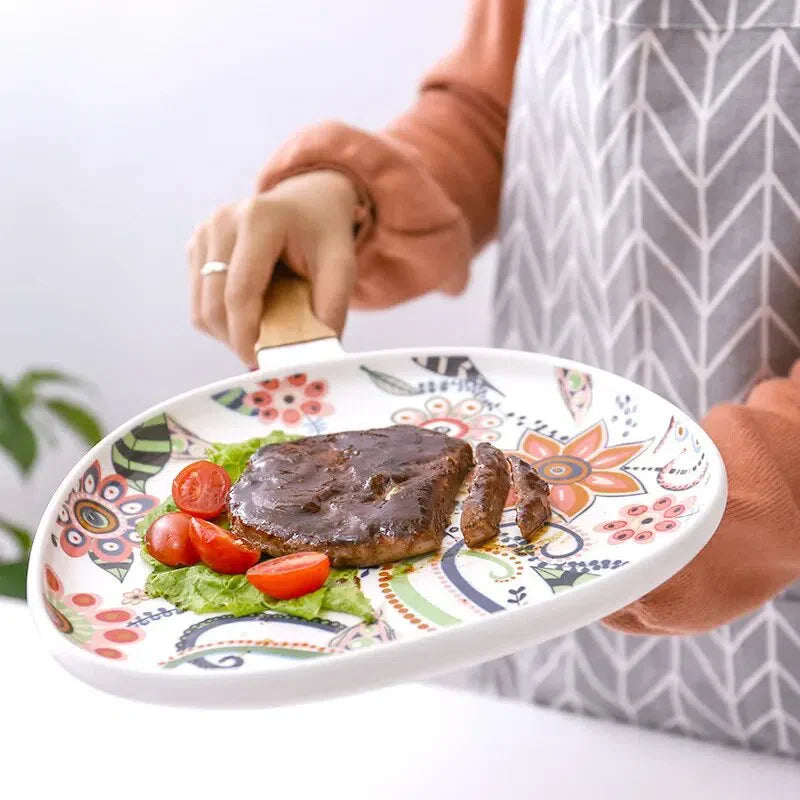 Bandeja de Cerâmica Japonesa - Design Elegante e Funcional