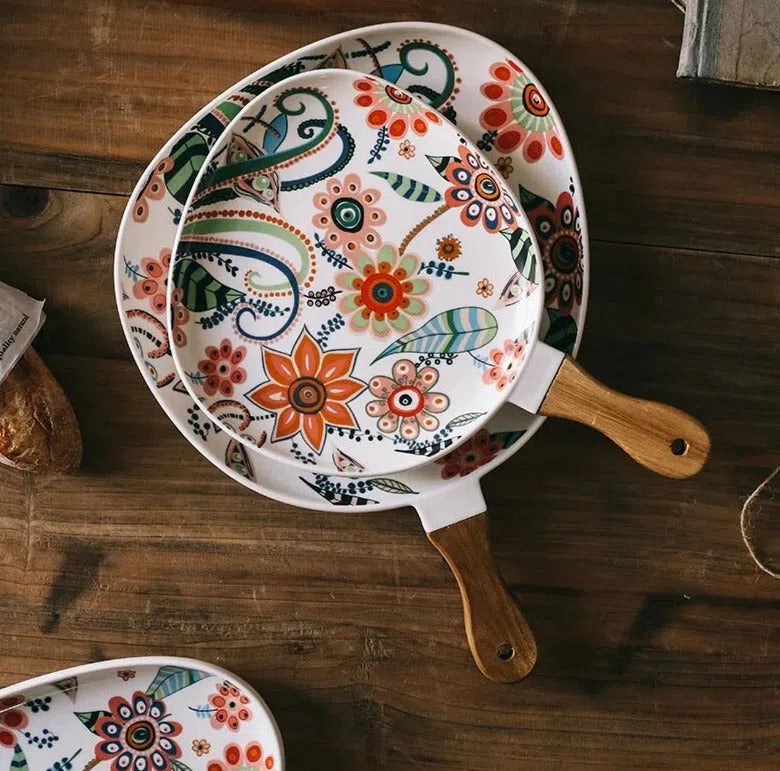 Bandeja de Cerâmica Japonesa - Design Elegante e Funcional
