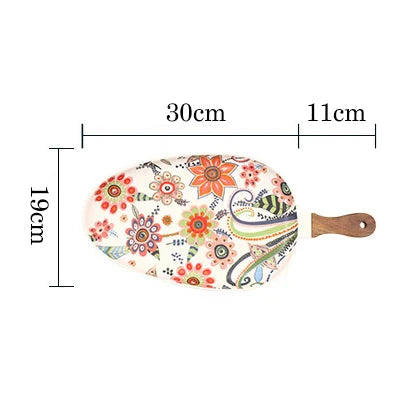 Bandeja de Cerâmica Japonesa - Design Elegante e Funcional