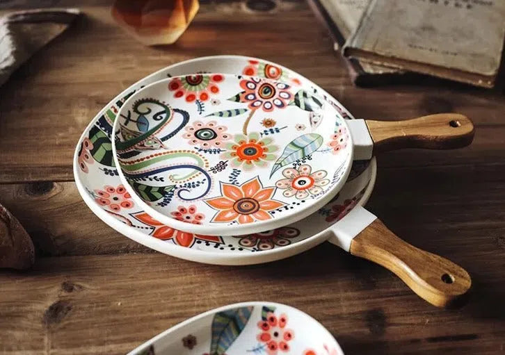 Bandeja de Cerâmica Japonesa - Design Elegante e Funcional