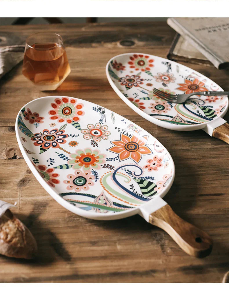 Bandeja de Cerâmica Japonesa - Design Elegante e Funcional
