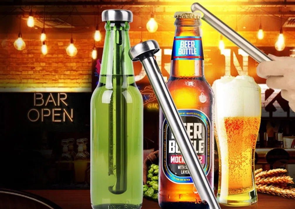 Bastão Resfriador de Inox para Cerveja - Acessório para Manter Bebidas Geladas