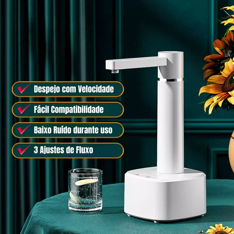 Bebedouro Elétrico de Mesa com Bomba de Água