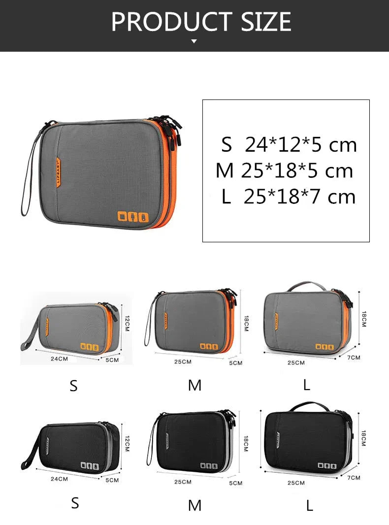 Bolsa Organizadora Multiuso para Viagem - Acessórios Práticos e Funcionais