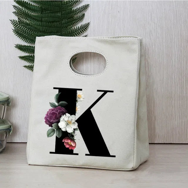 Bolsa Térmica Floral Alpha para Alimentos - Isotérmica, Portátil y Resistente