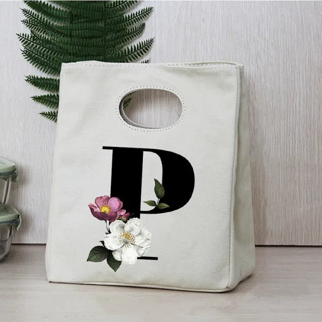 Bolsa Térmica Floral Alpha para Alimentos - Isotérmica, Portátil y Resistente