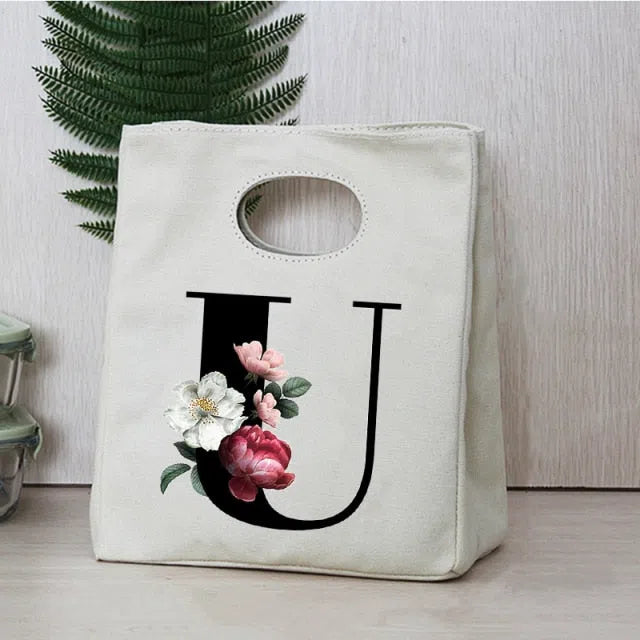 Bolsa Térmica Floral Alpha para Alimentos - Isotérmica, Portátil y Resistente