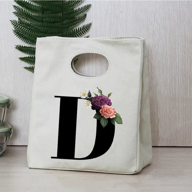 Bolsa Térmica Floral Alpha para Alimentos - Isotérmica, Portátil y Resistente