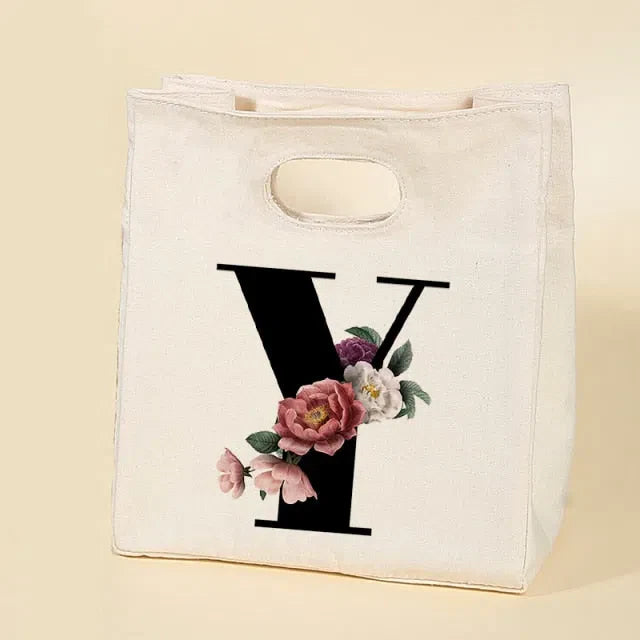 Bolsa Térmica Floral Alpha para Alimentos - Isotérmica, Portátil y Resistente