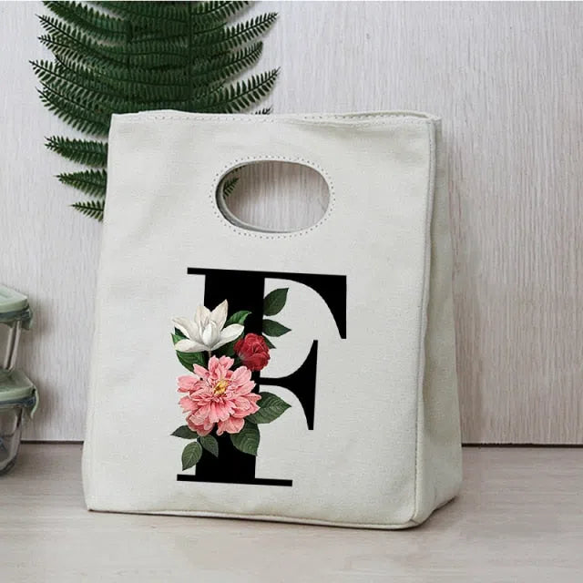 Bolsa Térmica Floral Alpha para Alimentos - Isotérmica, Portátil y Resistente