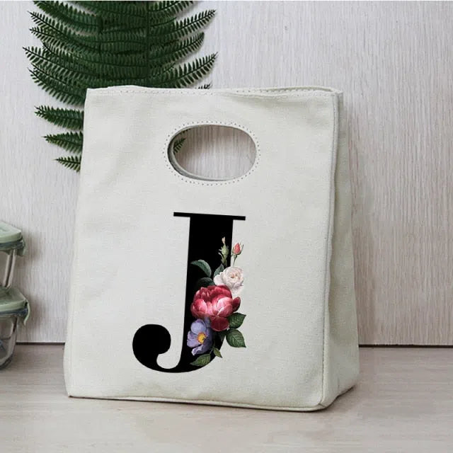 Bolsa Térmica Floral Alpha para Alimentos - Isotérmica, Portátil y Resistente