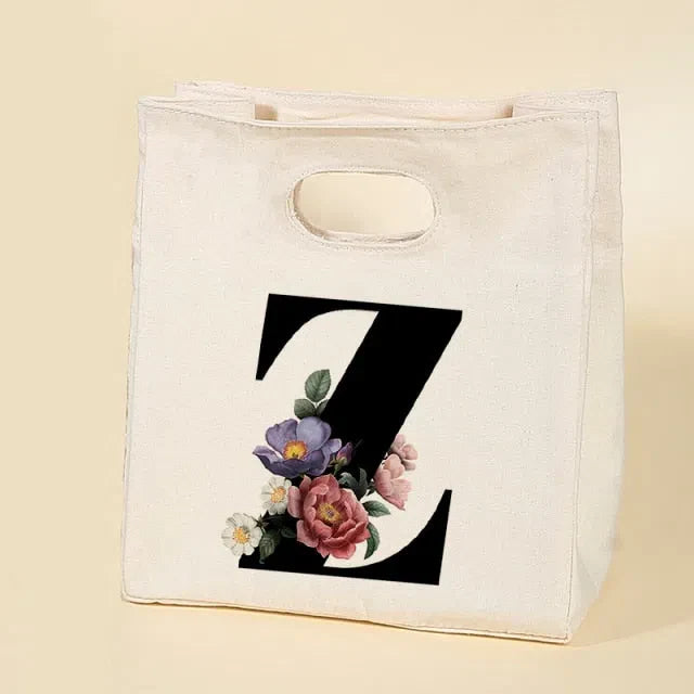 Bolsa Térmica Floral Alpha para Alimentos - Isotérmica, Portátil y Resistente