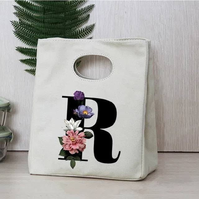 Bolsa Térmica Floral Alpha para Alimentos - Isotérmica, Portátil y Resistente