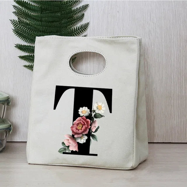 Bolsa Térmica Floral Alpha para Alimentos - Isotérmica, Portátil y Resistente