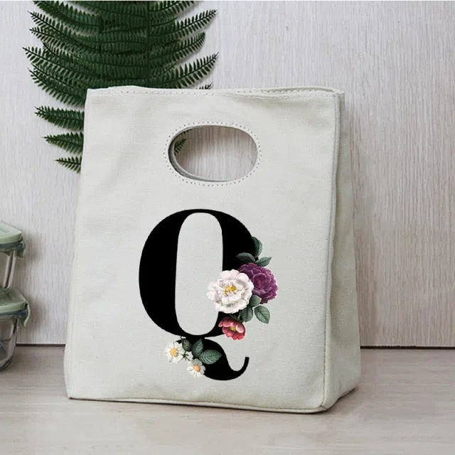 Bolsa Térmica Floral Alpha para Alimentos - Isotérmica, Portátil y Resistente