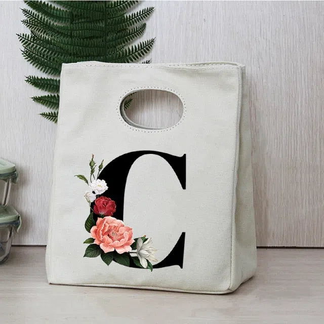 Bolsa Térmica Floral Alpha para Alimentos - Isotérmica, Portátil y Resistente