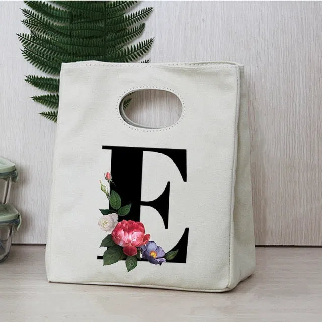 Bolsa Térmica Floral Alpha para Alimentos - Isotérmica, Portátil y Resistente