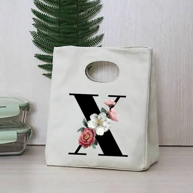 Bolsa Térmica Floral Alpha para Alimentos - Isotérmica, Portátil y Resistente
