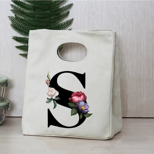 Bolsa Térmica Floral Alpha para Alimentos - Isotérmica, Portátil y Resistente
