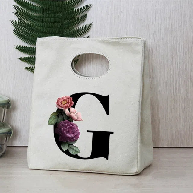 Bolsa Térmica Floral Alpha para Alimentos - Isotérmica, Portátil y Resistente