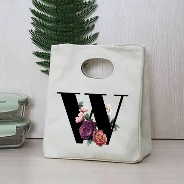 Bolsa Térmica Floral Alpha para Alimentos - Isotérmica, Portátil y Resistente