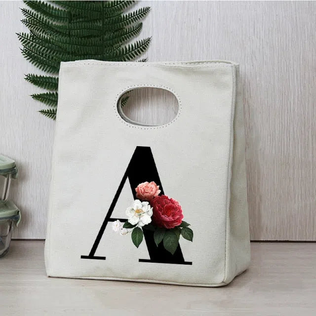 Bolsa Térmica Floral Alpha para Alimentos - Isotérmica, Portátil y Resistente