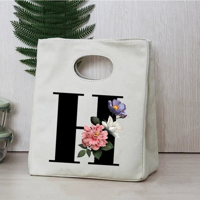 Bolsa Térmica Floral Alpha para Alimentos - Isotérmica, Portátil y Resistente